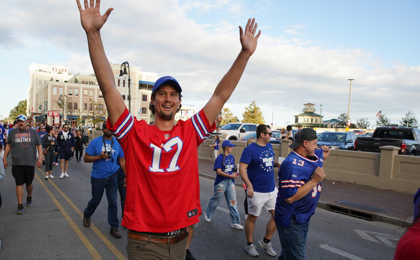Buffalo Bills packers of NOLA Takeover Parade